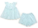 スラップスリップ SLAP SLIP 上下セット 110 女の子 ミントブルー 子供服 ベビー服 キッズ アウトレット ユーズド 【中古】キッズ・ベビー・マタニティ