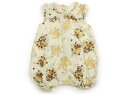べべ BeBe カバーオール 70 女の子 ライトイエロー・花柄 子供服 ベビー服 キッズ アウトレット ユーズド 【中古】キッズ・ベビー・マタニティ