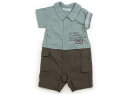 べべ BeBe カバーオール 70 男の子 くすみグリーンカーキ 子供服 ベビー服 キッズ アウトレット ユーズド 【中古】キッズ・ベビー・マタニティ
