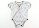 ラブドベビー Loved Baby ロンパース 70 女の子 植物柄ホワイトベージュ 子供服 ベビー服 キッズ アウトレット ユーズド 【中古】キッズ・ベビー・...