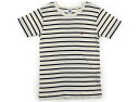 プチバトー PETIT BATEAU Tシャツ・カットソー 140 男の子 クリーム・ネイビー・ボーダー 子供服 ベビー服 キッズ アウトレット ユーズド 【中古】キッズ・ベビー・マタニティ