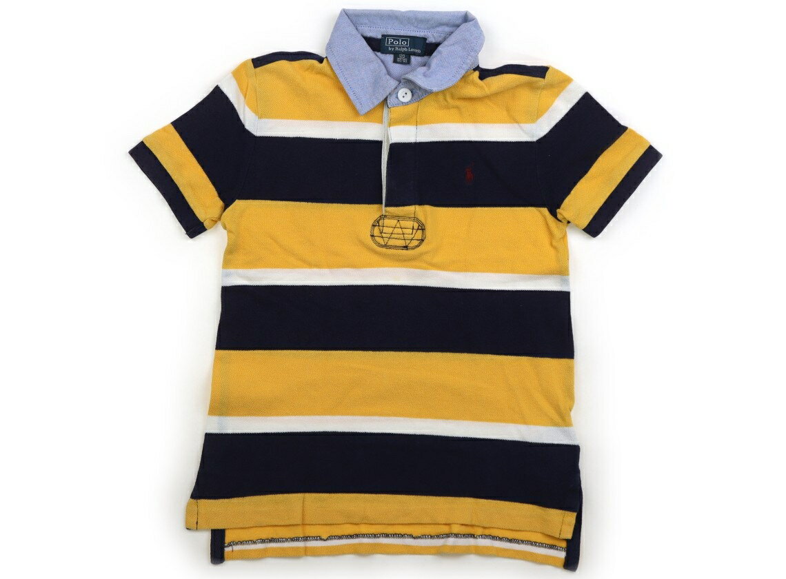 ポロラルフローレン POLO RALPH LAUREN Tシャツ・カットソー 120 男の子 紺・黄色・白 子供服 ベビー服 キッズ アウトレット ユーズド 【中古】キッズ・ベビー・マタニティ