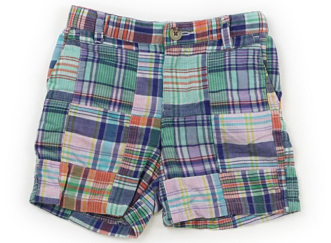 　ブランド 　Ralph Lauren(ラルフローレン) 　カテゴリー 　ショートパンツ 　サイズ 　80サイズ 　色 　マルチチェック 　状態 　★★★ 　記名 　なし 　ジャンル 　Boy 綿100％。前ファスナー開きで、ウエストは半分ゴムです。実際のサイズ表記は、18M。全体に色あせ・毛羽立ちがあります。 ＊【状態】【サイズ】に関しての詳しい説明はこちら