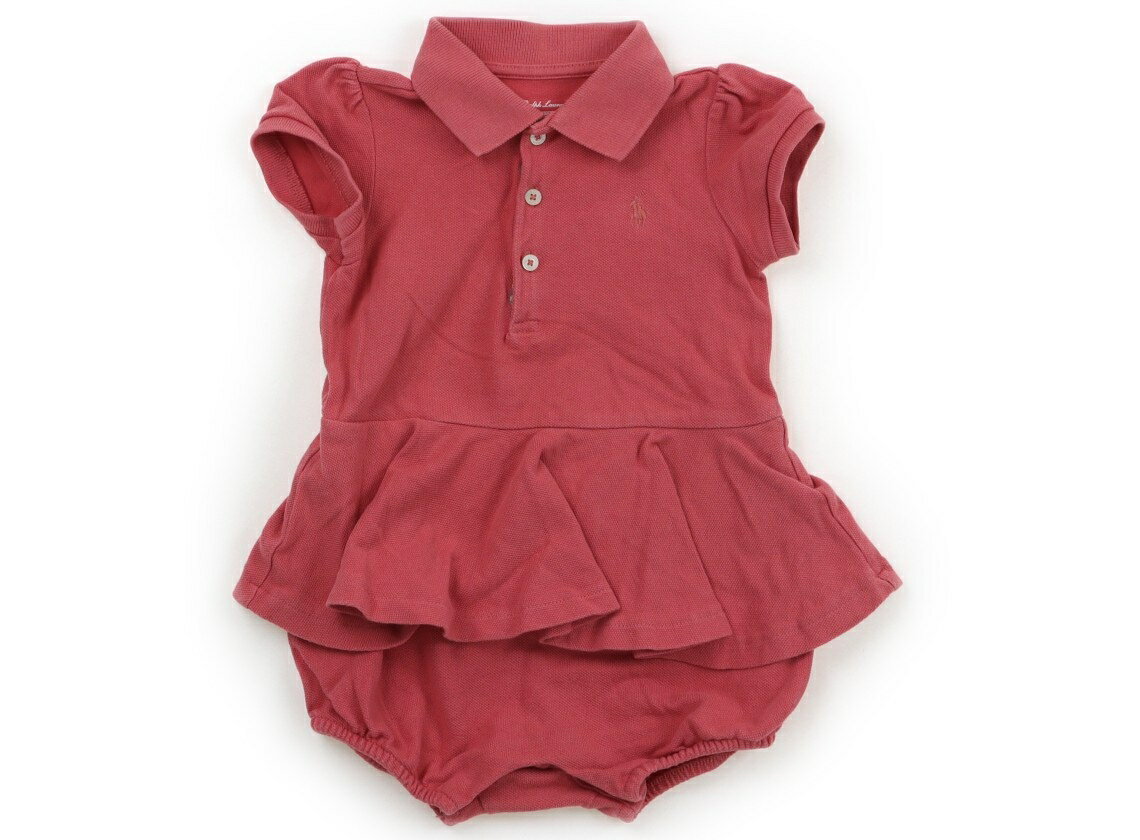 ラルフローレン Ralph Lauren カバーオール 80 女の子 くすみピンク 子供服 ベビー服 キッズ アウトレット ユーズド 【中古】キッズ・ベビー・マタニティ