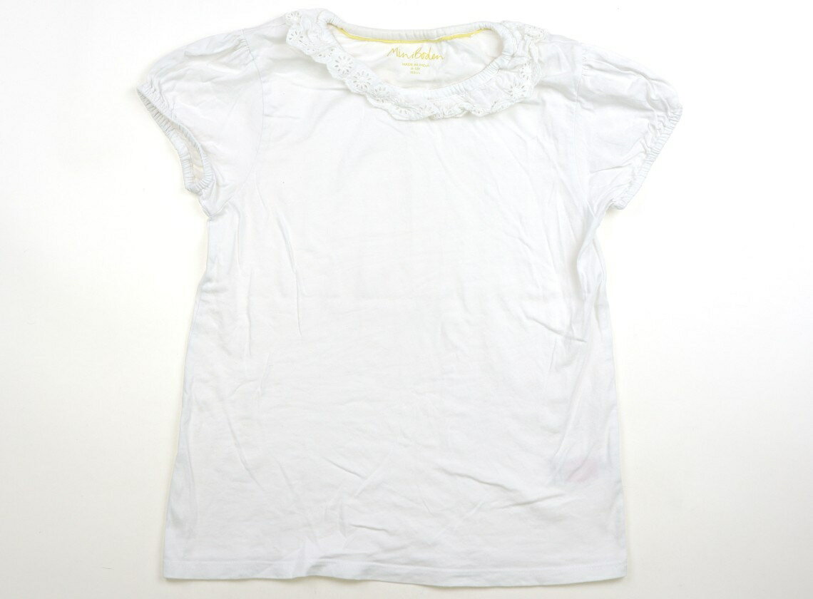 ボーデン Mini Boden Tシャツ カットソー 150 女の子 ホワイト 子供服 ベビー服 キッズ アウトレット ユーズド 【中古】キッズ ベビー マタニティ