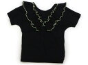 ブリーズ BREEZE Tシャツ・カットソー 90 女の子 黒・黄緑 子供服 ベビー服 キッズ アウトレット ユーズド 【中古】キッズ・ベビー・マタニティ(4)
