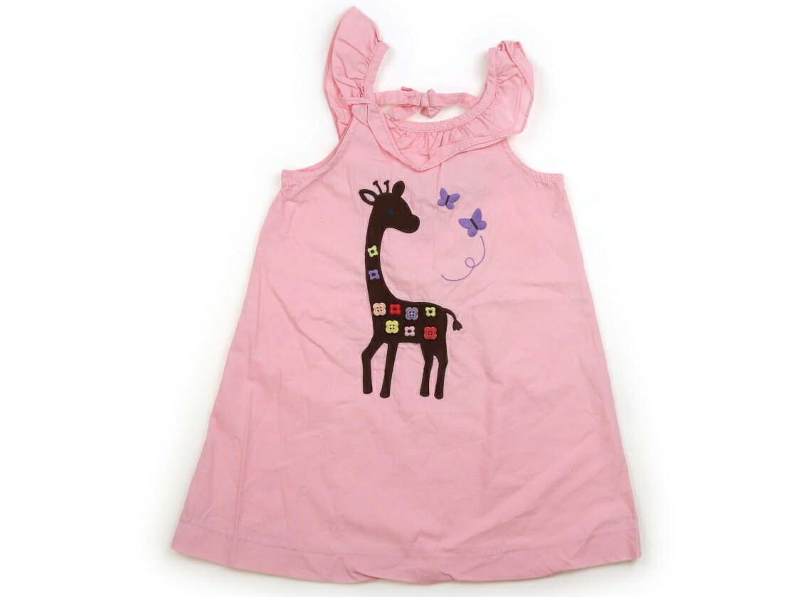 Jumpers - ジンボリー Gymboree ジャンパースカート 80 女の子 ピンク・キリン 子供服 ベビー服 キッズ アウトレット ユーズド 【中古】キッズ・ベビー・マタニティ