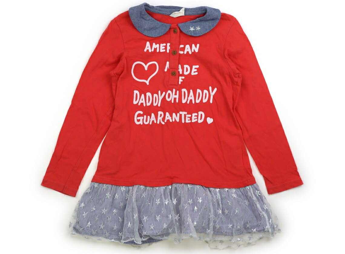 Dresses - ダディーオーダディー Daddy Oh Daddy ワンピース 130 女の子 コーラル・ブルー・ストライプ 子供服 ベビー服 キッズ アウトレット ユーズド 【中古】キッズ・ベビー・マタニティ