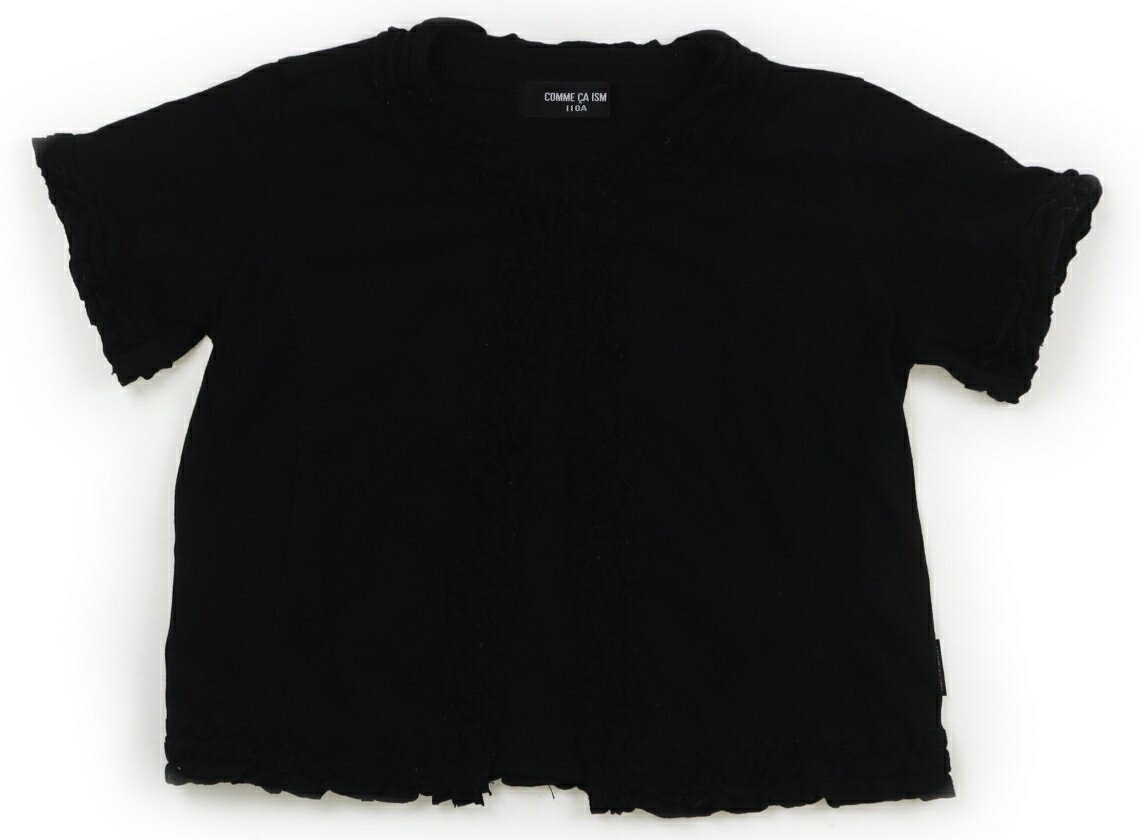 コムサイズム COMME CA ISM カーディガン 110 女の子 ブラック・フリル 子供服 ベビー服 キッズ アウトレット ユーズド 【中古】キッズ・ベビー・マタニティ