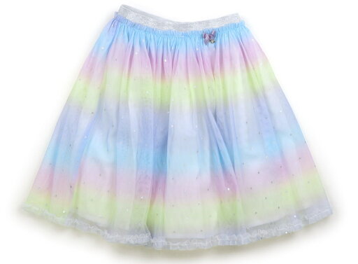 メゾピアノ mezzo piano スカート 130 女の子 カラフルボーダー×シルバーラメ星ドット 子供服 ベビー服 キッズ アウトレット ユーズド 【中古】キッズ・ベビー・マタニティ メゾピアノ mezzo piano スカート 130 女の子 カラフルボーダー×シルバーラメ星ドット 子供服 ベビー服 キッズ アウトレット ユーズド 【中古】キッズ・ベビー・マタニティ