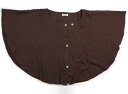 ミルクティー Milk Tea 授乳服 ママ向けアイテム ブラウン、白いボタン 子供服 ベビー服 キッズ アウトレット ユーズド 【中古】キッズ・ベビー・マタニティ