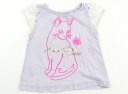 アナスイ ANNA SUI Tシャツ・カットソー 90 女の子 ネコラベンダー 子供服 ベビー服 キッズ アウトレット ユーズド 【中古】キッズ・ベビー・マタニ...