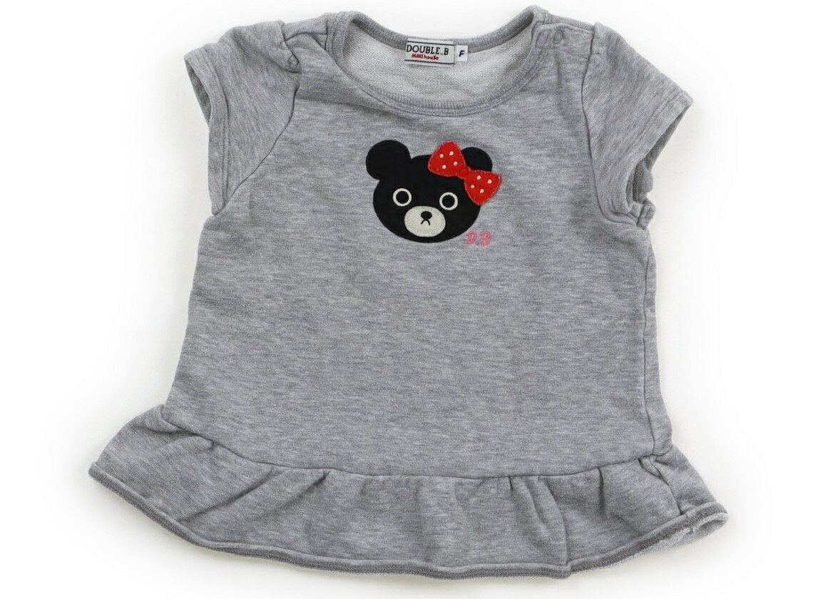 　ブランド 　Double B(ダブルB) 　カテゴリー 　チュニック 　サイズ 　70サイズ 　色 　グレー　くま 　状態 　★★★ 　記名 　なし 　ジャンル 　Girl 実際のサイズ表記はフリー（70-80）です。薄手のコットンスウェ...