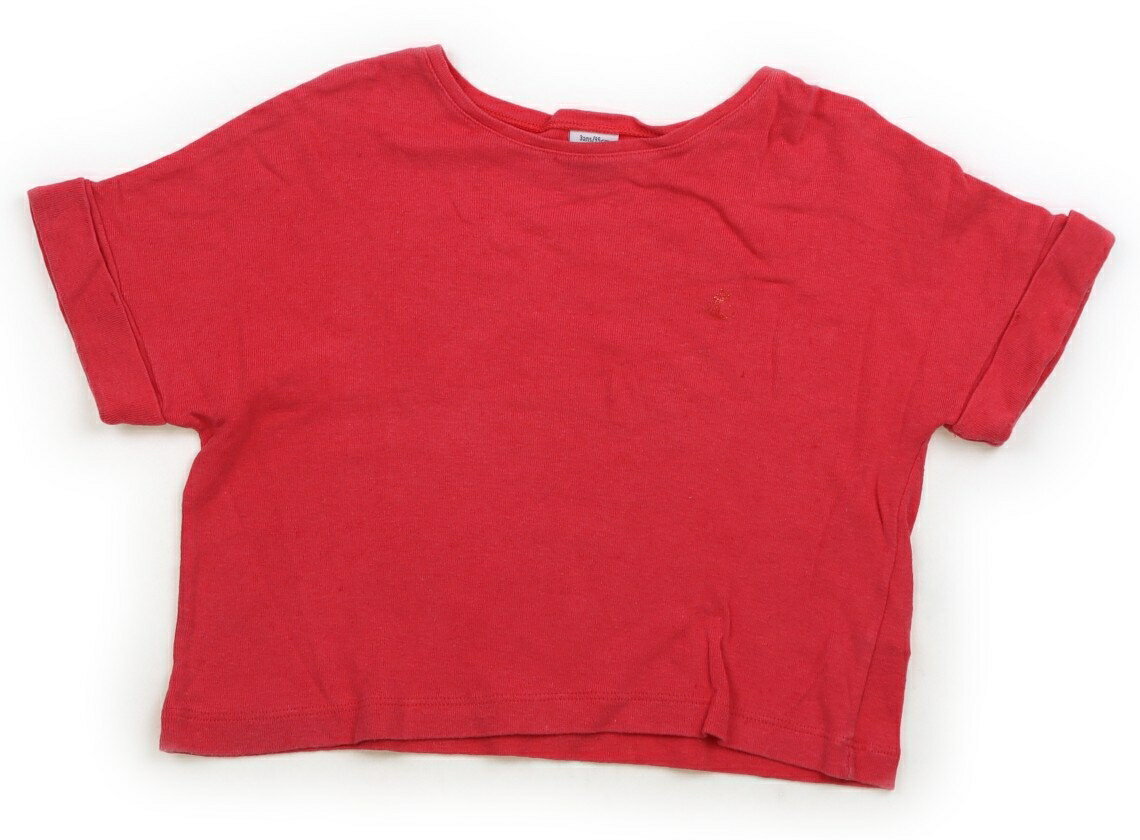 プチバトー PETIT BATEAU Tシャツ・カットソー 95 女の子 ピンク 子供服 ベビー服 キッズ アウトレット ユーズド 【中古】キッズ・ベビー・マタニティ