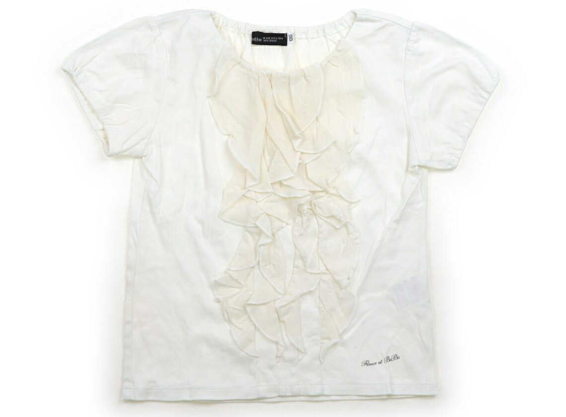 べべ BeBe Tシャツ・カットソー 120 女の子 ホワイト 子供服 ベビー服 キッズ アウトレット ユーズド 【中古】キッズ・ベビー・マタニティ