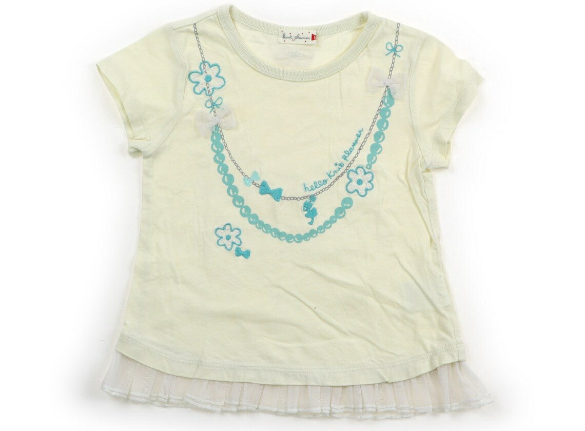 ニットプランナー(KP) Knit Planner(KP) Tシャツ・カットソー 100 女の子 イエローベージュ エメラルドグリーン 子供服 ベビー服 キッズ アウトレット ユーズド 【中古】キッズ・ベビー・マタニティ