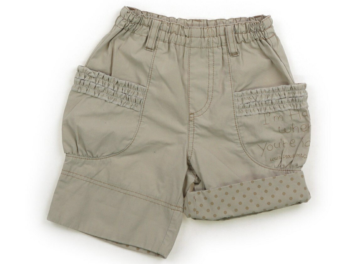 　ブランド 　Knit Planner(KP)(ニットプランナー（KP）) 　カテゴリー 　ショートパンツ 　サイズ 　90サイズ 　色 　ベージュ・フリル 　状態 　★★ 　記名 　あり（タグ） 　ジャンル 　Girl ウエストのゴムは交...