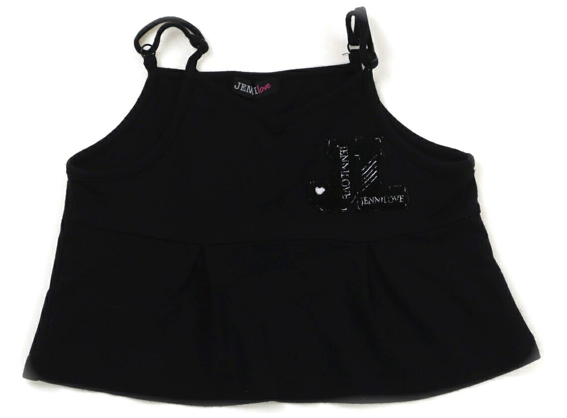 ジェニィ JENNI タンクトップ・キャミソール 120 女の子 ブラック 子供服 ベビー服 キッズ アウトレッ..