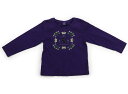 アナスイ ANNA SUI Tシャツ・カットソー 100 女の子 紫、黒猫、蝶 子供服 ベビー服 キッズ アウトレット ユーズド 【中古】キッズ・ベビー・マタニ...