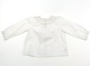 ボンポワン bonpoint シャツ・ブラウス 80 女の子 オフホワイト 子供服 ベビー服 キッズ アウトレット ユーズド 【中古】キッズ・ベビー・マタニティ
