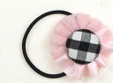 パンパンチュチュ panpantutu ヘアアクセサリー キッズ用品 女の子 ピンク、黒白チェック 子供服 ベビー服 キッズ アウトレット ユーズド 【中古】キッズ・ベビー・マタニティ