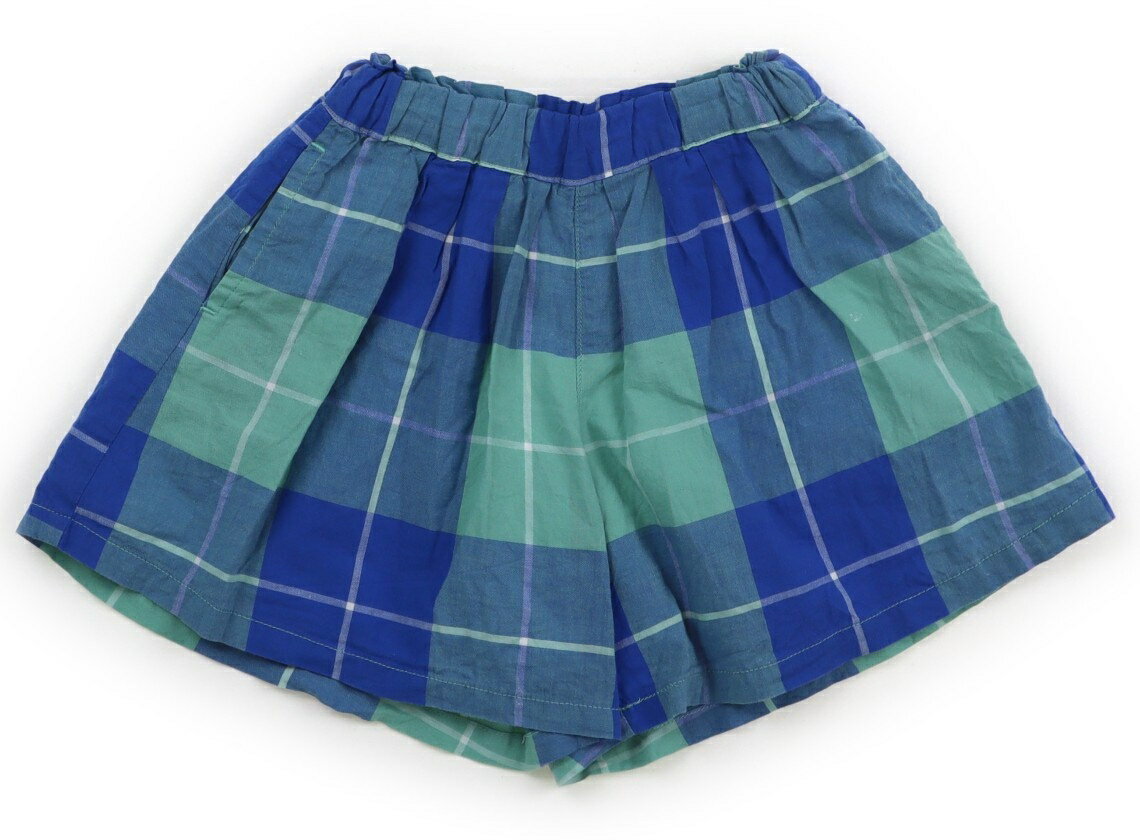 Culottes - セラフ Seraph キュロット 100 女の子 ブルー・ミントグリーンチェック 子供服 ベビー服 キッズ アウトレット ユーズド 【中古】キッズ・ベビー・マタニティ