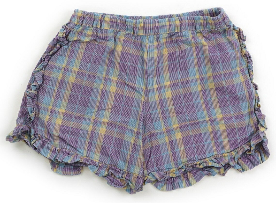 Culottes - ベベ プチ ポワ ヴェール BeBe Petits Pois Vert キュロット 140 女の子 紫　黄色　水色 子供服 ベビー服 キッズ アウトレット ユーズド 【中古】キッズ・ベビー・マタニティ
