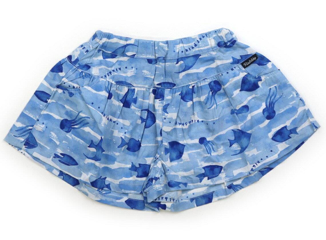 Rakuten - クレードスコープ kladskap キュロット 90 女の子 水色、白、お魚 子供服 ベビー服 キッズ アウトレット ユーズド 【中古】キッズ・ベビー・マタニティ