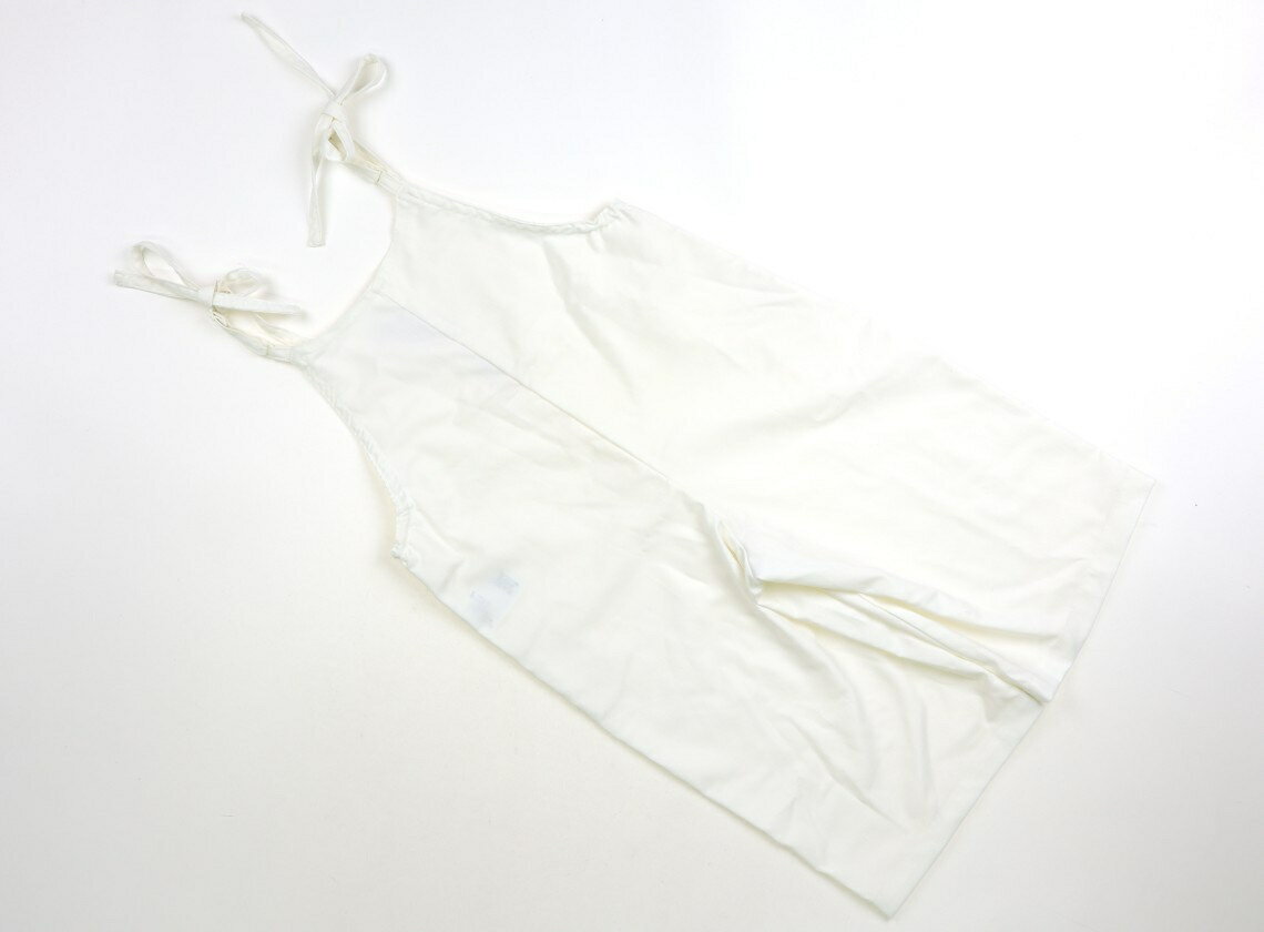 プティマイン petit main オーバーオール 100 女の子 白 子供服 ベビー服 キッズ アウトレット ユーズ..