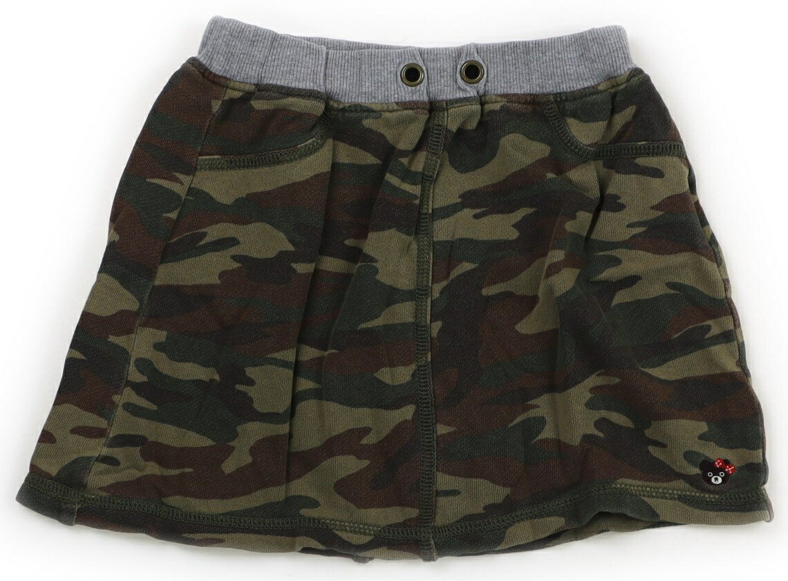 ダブルB Double B スカート 120 女の子 カモフラージュ・グレー 子供服 ベビー服 キッズ アウトレット ユーズド 【中古】キッズ・ベビー・マタニティ