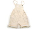 プチバトー PETIT BATEAU ベビーオーバーオール 80 女の子 ベビーピンク 子供服 ベビー服 キッズ アウトレット ユーズド 【中古】キッズ・ベビー・マタニティ