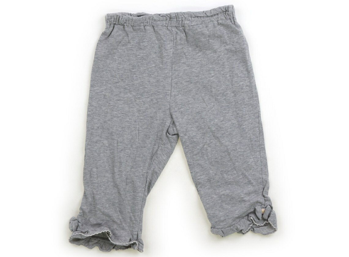 スーリー Souris レギンス 120 女の子 グレー・リボン 子供服 ベビー服 キッズ アウトレット ユーズド ..