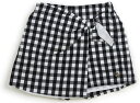 ケイトスペード Kate Spade キュロット 140 女の子 黒・白・チェック柄 子供服 ベビー服 キッズ アウトレット ユーズド 【中古】キッズ・ベビー・マタニティ