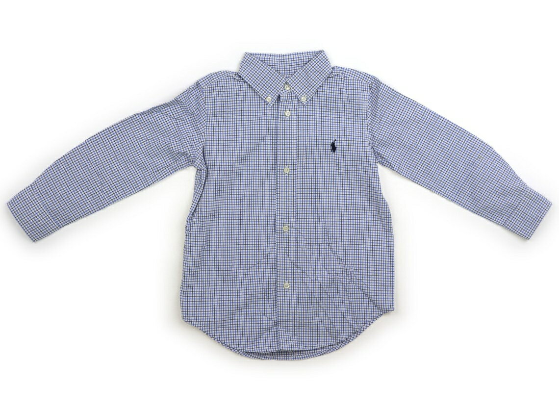 ラルフローレン Ralph Lauren シャツ・ブラウス 100 男の子 青白チェック 子供服 ベビー服 キッズ アウトレット ユーズド 【中古】キッズ・ベビー・マタニティ