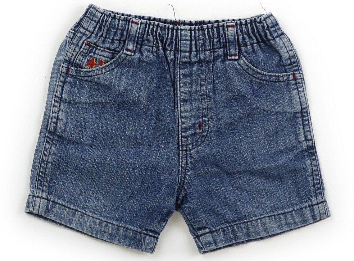 ダブルB Double B ショートパンツ 80 男の子 デニムブルー 子供服 ベビー服 キッズ アウトレット ユーズド 【中古】キッズ・ベビー・マタニティ(4.0)