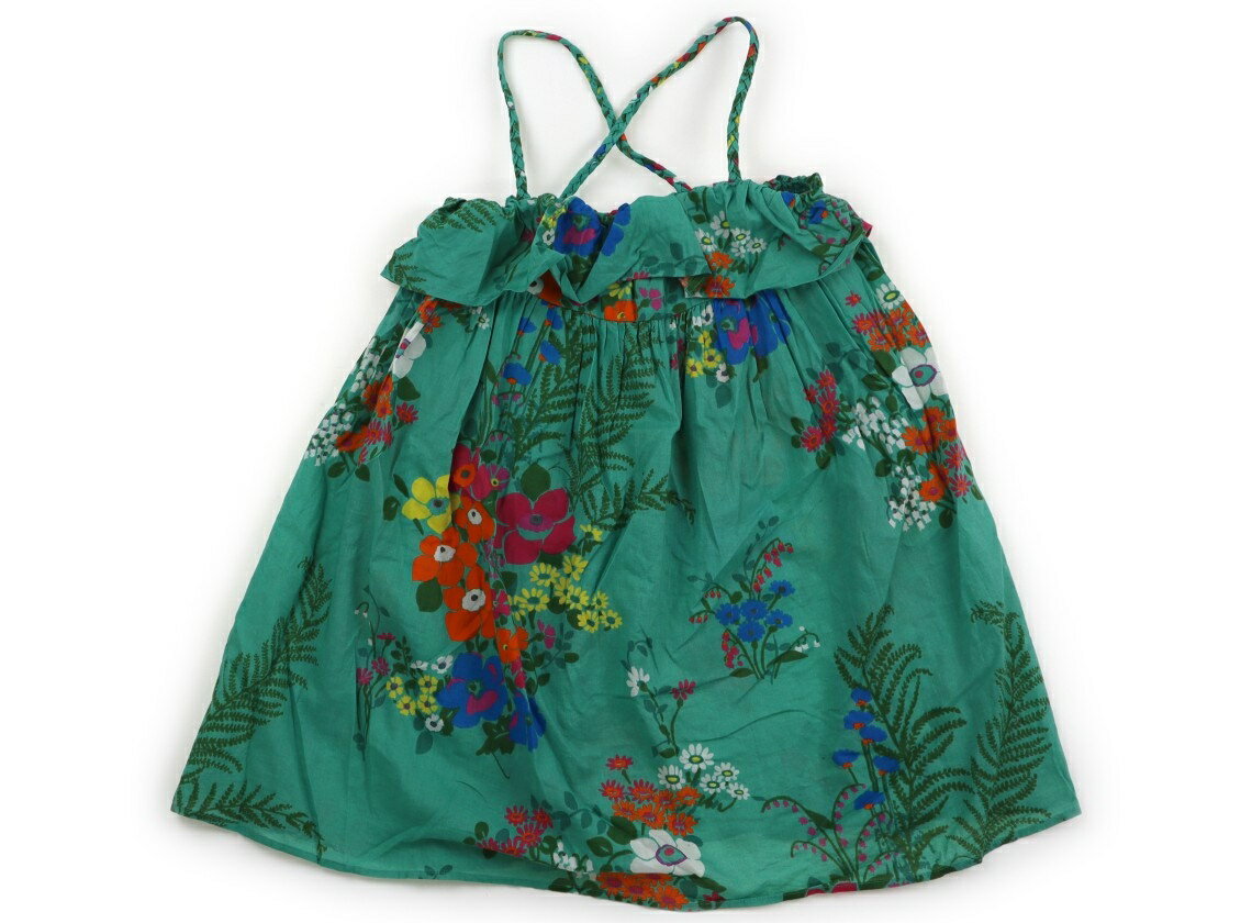 ネクスト NEXT ジャンパースカート 110 女の子 グリーン・花柄 子供服 ベビー服 キッズ アウトレット ..