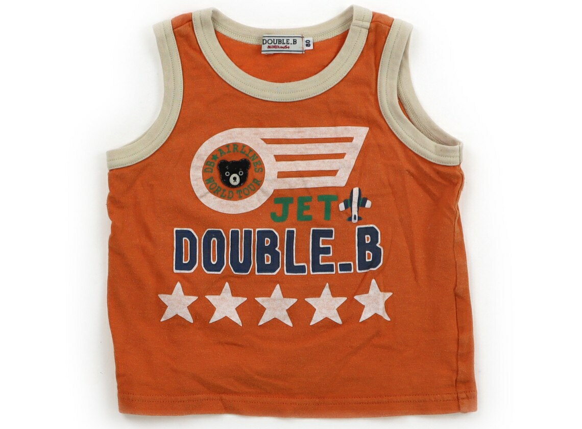 ダブルB Double B タンクトップ・キャミソール 80 男の子 オレンジ 子供服 ベビー服 キッズ アウトレット ユーズド 【中古】キッズ・ベビー・マタニティ