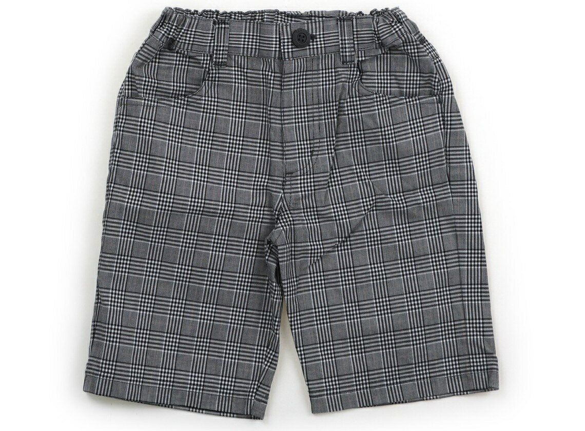 タルティーヌエショコラ Tartine et Chocolat ハーフパンツ 120 男の子 チェック柄グレーブラックホワイト 子供服 ベビー服 キッズ アウトレット ユーズド 【中古】キッズ・ベビー・マタニティ