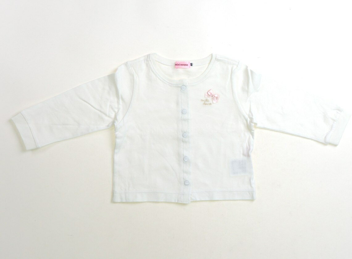 Rakuten - ミキハウス miki HOUSE カーディガン 80 女の子 オフ・リボン 子供服 ベビー服 キッズ アウトレット ユーズド 【中古】キッズ・ベビー・マタニティ