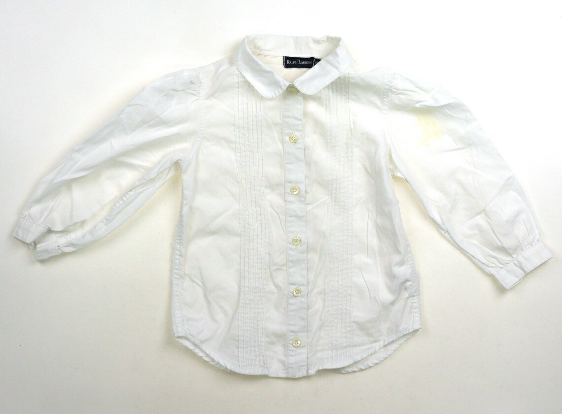 ラルフローレン Ralph Lauren シャツ・ブラウス 100 女の子 オフ・ピンタック 子供服 ベビー服 キッズ アウトレット ユーズド 【中古】キッズ・ベビー・マタニティ