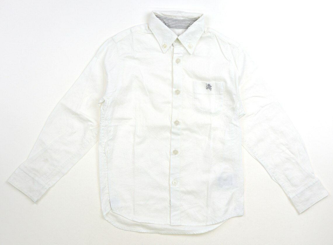 コムサエンジェル COMME CA ANGEL シャツ・ブラウス 120 男の子 ホワイト 子供服 ベビー服 キッズ アウトレット ユーズド 【中古】キッズ・ベビー・マタニティ