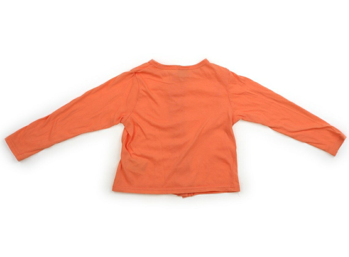プティマイン petit main カーディガン 110 女の子 オレンジ 子供服 ベビー服 キッズ アウトレット ユーズド 【中古】キッズ・ベビー・マタニティ