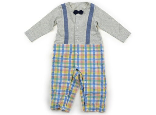 コンビミニ Combimini カバーオール 70 男の子 グレー・ピンク青黄チェック 子供服 ベビー服 キッズ アウトレット ユーズド 【中古】キッズ・ベビー・マタニティ コンビミニ Combimini カバーオール 70 男の子 グレー・ピンク青黄チェック 子供服 ベビー服 キッズ アウトレット ユーズド 【中古】キッズ・ベビー・マタニティ