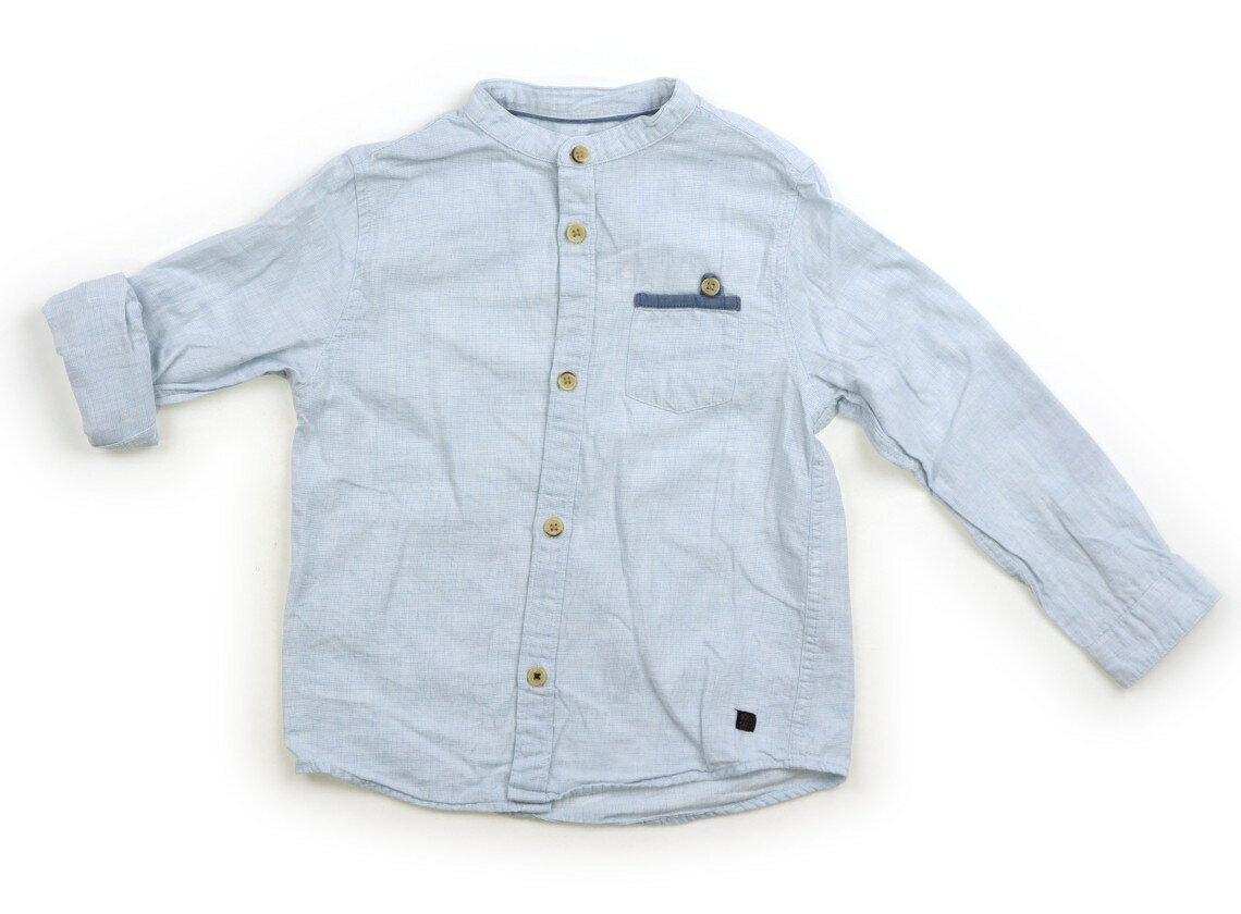 ザラ ZARA シャツ・ブラウス 100 男の子 ライトブルー 子供服 ベビー服 キッズ アウトレット ユーズド 【中古】キッズ・ベビー・マタニティ