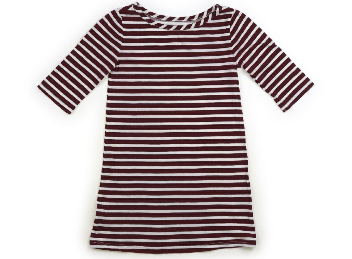 オールドネイビー OLDNAVY ワンピース 100 女の子 バイオレット ボーダー 子供服 ベビー服 キッズ アウトレット ユーズド 【中古】キッズ ベビー マタニティ