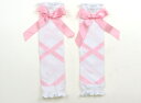 ラッフルバッツ Ruffle Butts レッグウォーマー ベビー用品 女の子 白、ピンクリボン 子供服 ベビー服 キッズ アウトレット ユーズド 【中古】キッズ・ベビー・マタニティ