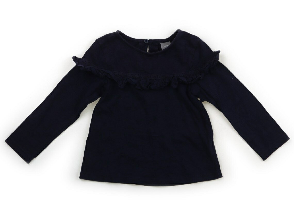 ネクスト NEXT Tシャツ・カットソー 95 女の子 紺 子供服 ベビー服 キッズ アウトレット ユーズド 【中古】キッズ・ベビー・マタニティ