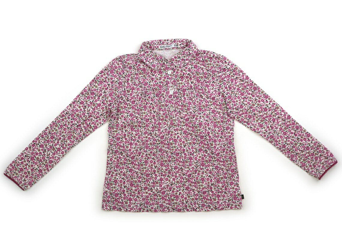 べべ BeBe Tシャツ・カットソー 130 女の子 ピンク他・花柄 子供服 ベビー服 キッズ アウトレット ユーズド 【中古】キッズ・ベビー・マタニティ