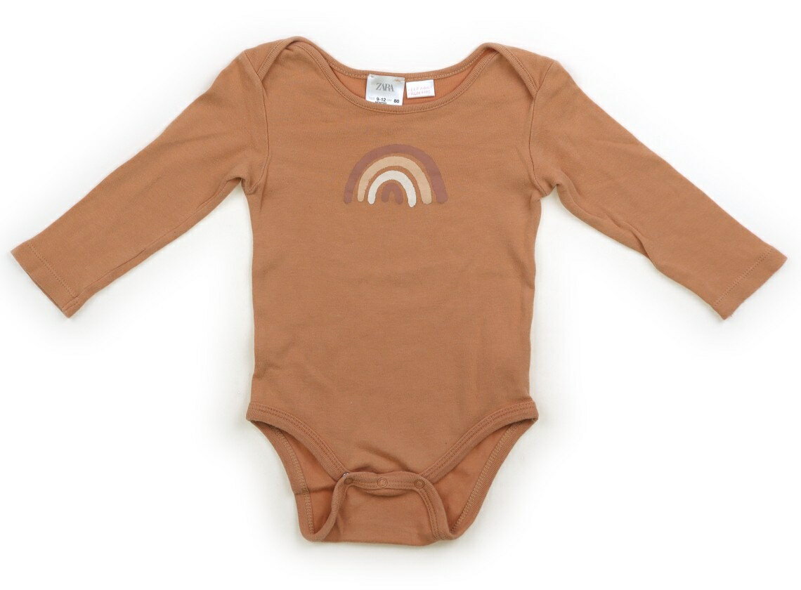 ザラ ZARA ロンパース 80 女の子 ブラウン系 子供服 ベビー服 キッズ アウトレット ユーズド 【中古】キッズ・ベビー・マタニティ