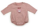 アプレレクール apres les cours ロンパース 70 女の子 ピンク、ウサギ 子供服 ベビー服 キッズ アウトレット ユーズド 【中古】キッズ・ベビー・マタニティ